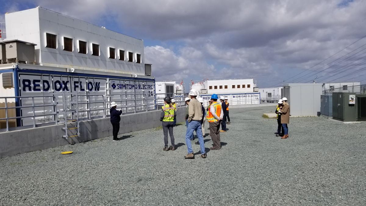 Sdge battery storage tour san diego section